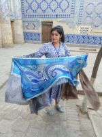 Seidentuchverkäuferin in Chiva