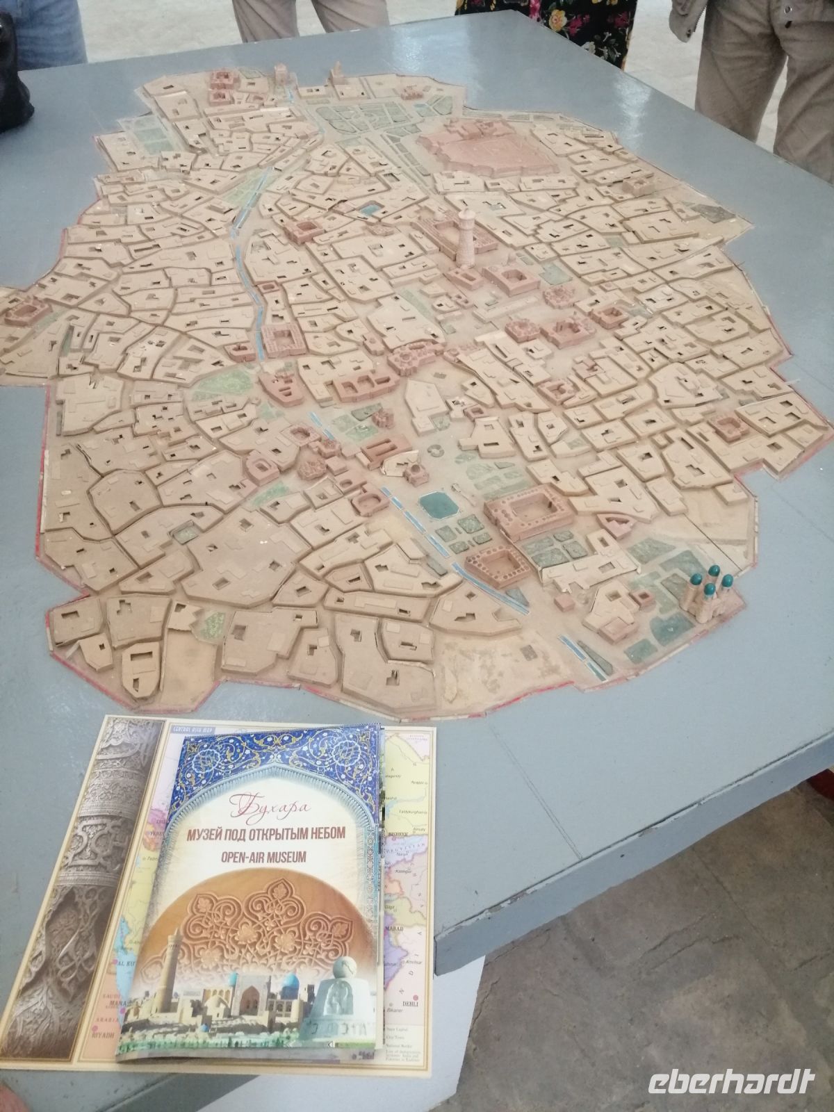 Modell der Altstadt von Buchara in der Nodir-Devon-Begi-Herberge am Labi-Platz