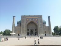 Registan-Platz - die Schir-Dor-Medrese, Samarkand