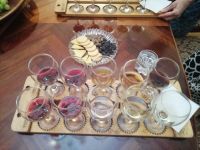 Weinverkostung in der Chovrenko-Weinfabrik in Samarkand