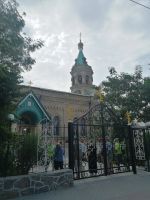 Besichtigung der russisch-orthodoxen Kirche in Samarkand