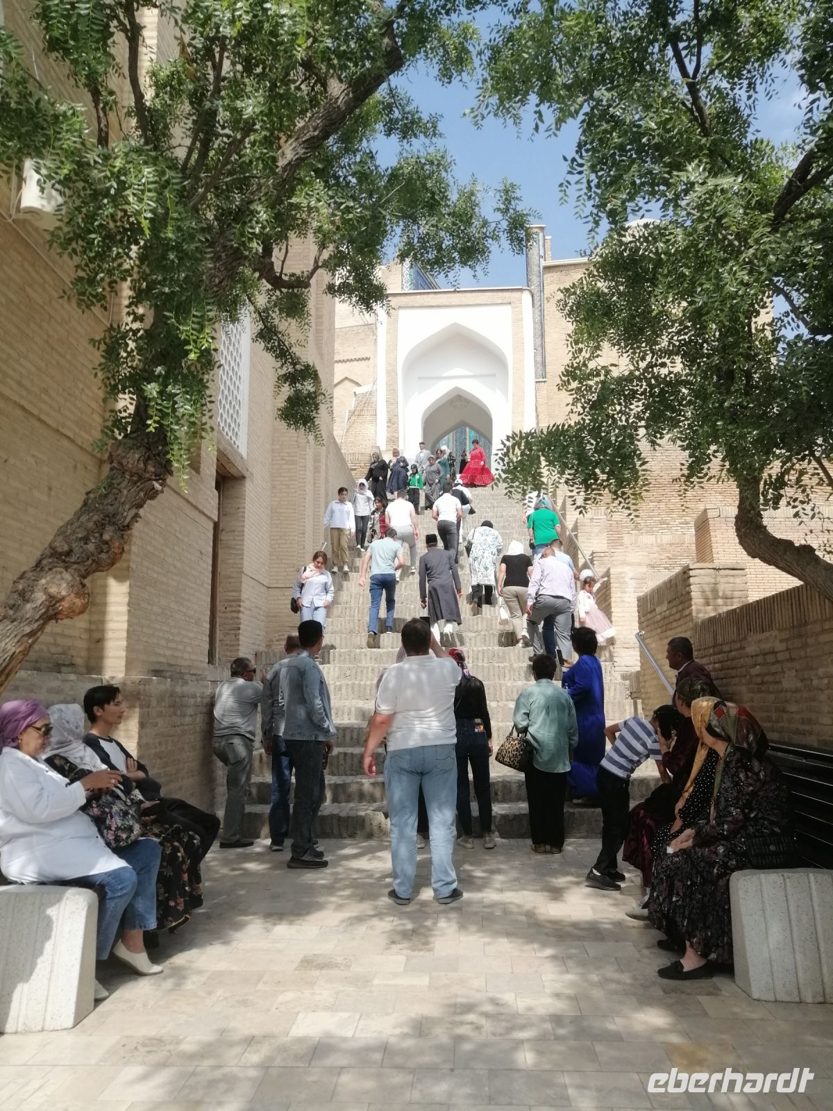 das Ensemble Schahi-Sinda - eine Gräberstraße und eine der bekanntesten Nekropolen in Zentralasien, Samarkand