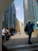 Die Haupalee der Nekropole Schahi-Sinda, Samarkand