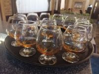 Abschied nehmen von Usbekistan mit dem gleichnamigen Cognac