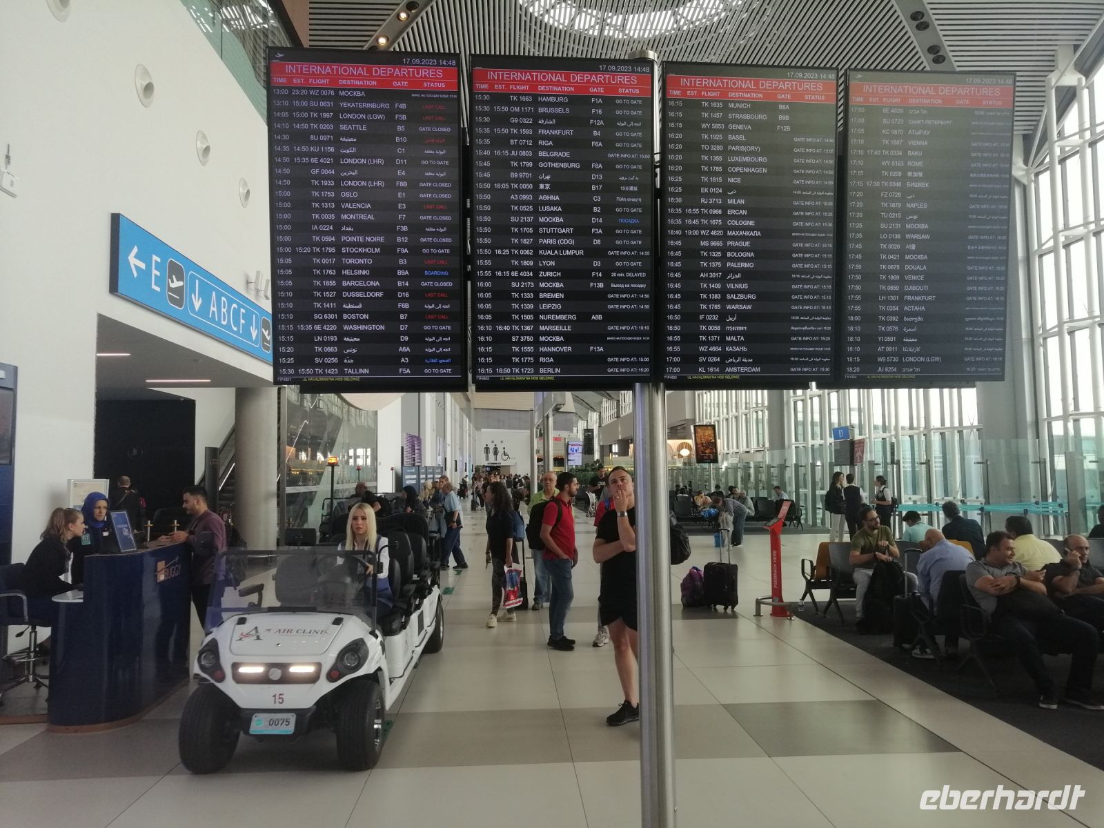 Und nun geht es von Istanbul nach Deutschland zurück