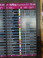Am Flughafen in BER: Abflug nach Istanbul