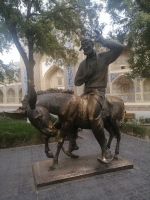 Hodscha Nasreddin Denkmal in Buchara