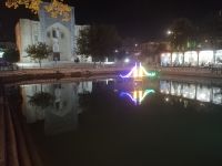 Labi-Hovuz-Platz bei Nacht, Buchara
