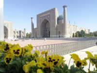 Sher-Dor-Medrese am Registan-Platz, Samarkand