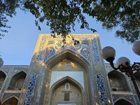 Buchara - Außenfassade Karawanserei