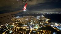 Flug über Istanbul