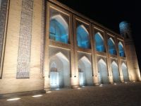 Mohammed-Amin-Khan-Medrese - unser Hotel Orient Star in Chiva bei Nacht