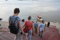 auf zur Bottsfahrt auf dem Orinoco in Ciudad Bolivar