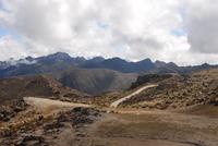 Blick auf die umliegenden Berge am Andenpass