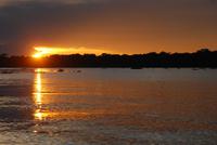 Sonnenuntergang im Delta