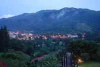 Blick auf das Kaffeepflanzerdorf Caripe
