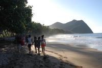 Ankunft am Strand von Querepare