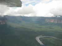Überflug über dem Angel Fall