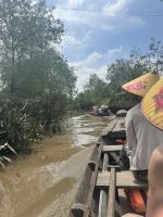 ...weiter mit dem Ruderboot durchs Mekong Delta (5)