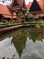 der Innenhof des Museums in Phnom Penh