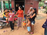 Familie in Kambodscha