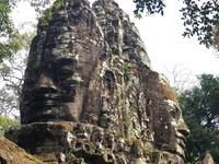 Gesichter des Eingangstors zu Angkor Wat