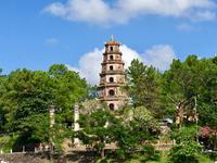 Die beruehmte Thien Mu Pagode in Hue
