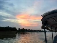 Sonnenuntergang auf dem Saigon River