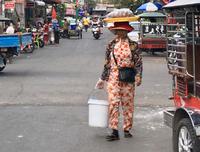 Strassenbild Phnom Penh