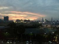 Sicht von unserem Hotelzimmer in Phnom Penh