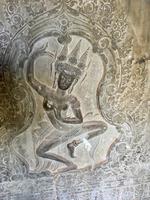Apsara Taenzerin in Flachrelief in Angkor Wat