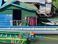 Schwimmende Doerfer im Tonley Sap See