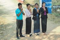 Lehrer der Phum Chhouk-Grundschule