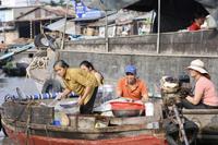 Mekong-Delta - Cai Rang-Schwimmender Markt