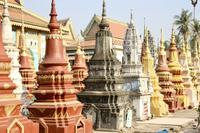 Siem Reap - Pagode & Friedhof