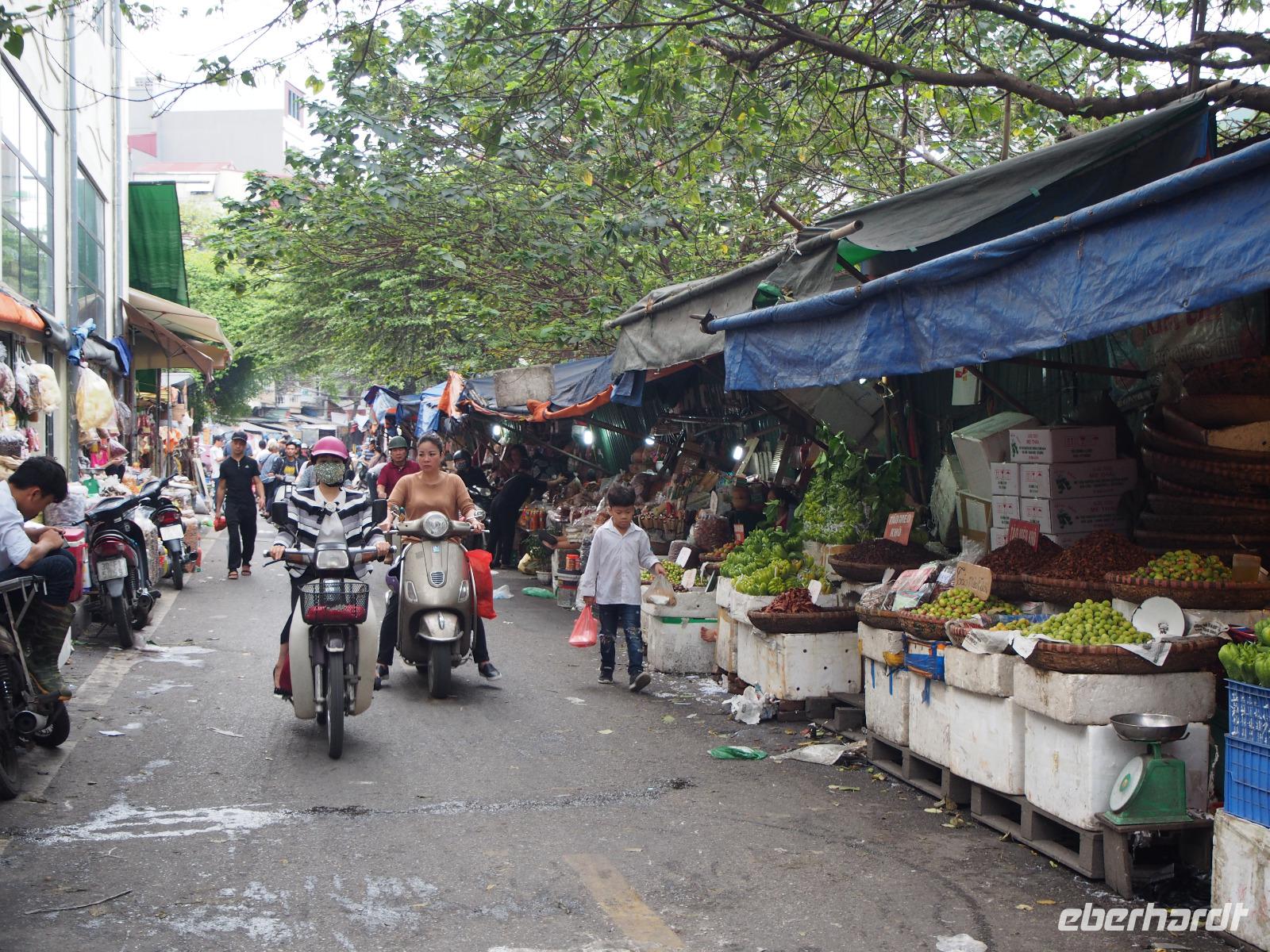 Erste Eindrücke in der Altstadt von Hanoi