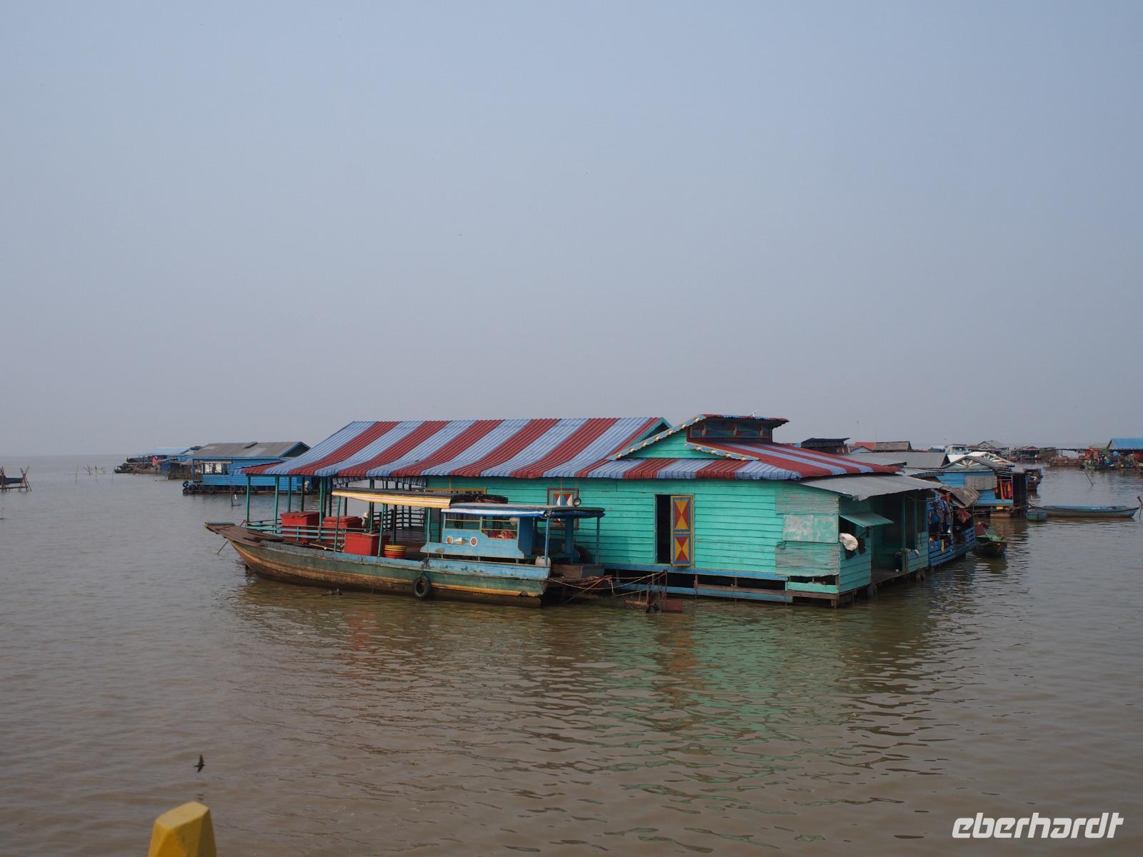 Schwimmendes Dorf auf dem Tonle Sap