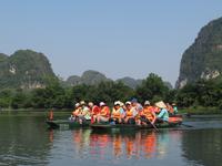 Bootsfahrt in Trang An (Ninh Binh)