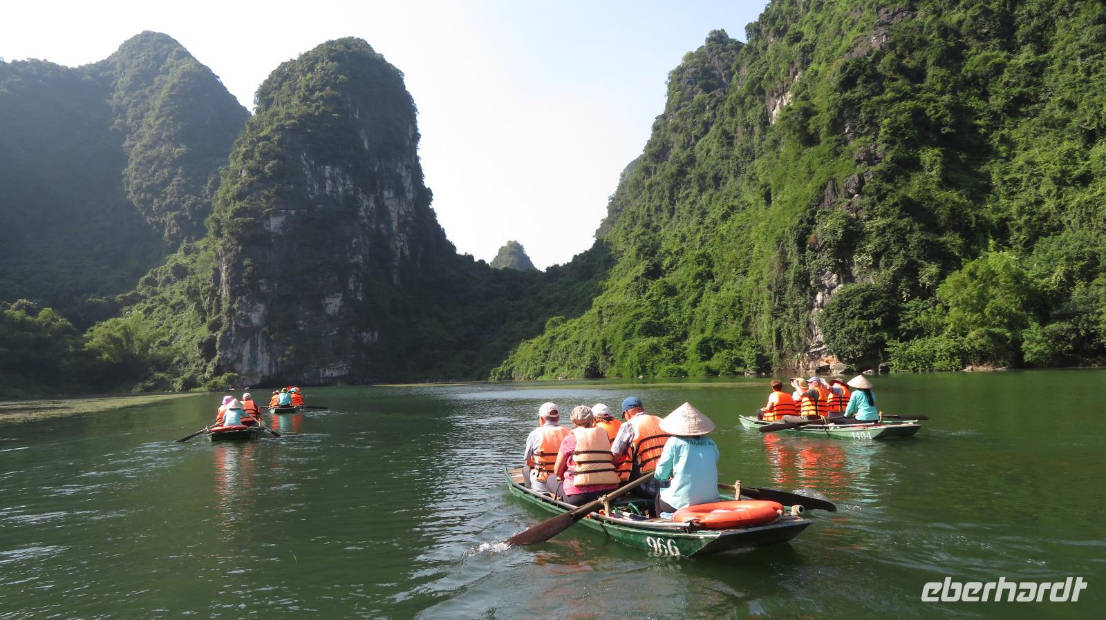 Bootsfahrt in Trang An (Ninh Binh)