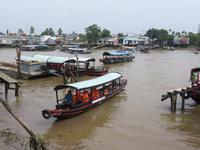 Bootsfahrt auf dem Mekong 