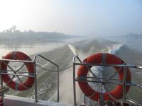 Morgennebel auf dem Mekong