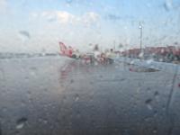 regnerischer Abschied