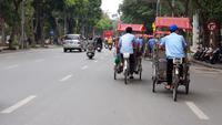 Rikschafahrt in Hanoi