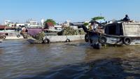 Schwimmender Markt in Cai Rang
