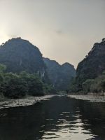 121. Trockene Halong Bucht Ruderboote