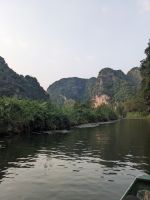 122. Trockene Halong Bucht Ruderboote