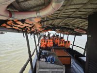 Fahrt auf dem Mekong
