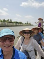 Kleines Dorf am Mekong