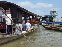 Kleines Dorf am Mekong