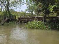 Kleines Dorf am Mekong